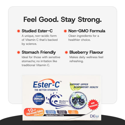 ESTER C Effevecent 250mg (Blueberry)