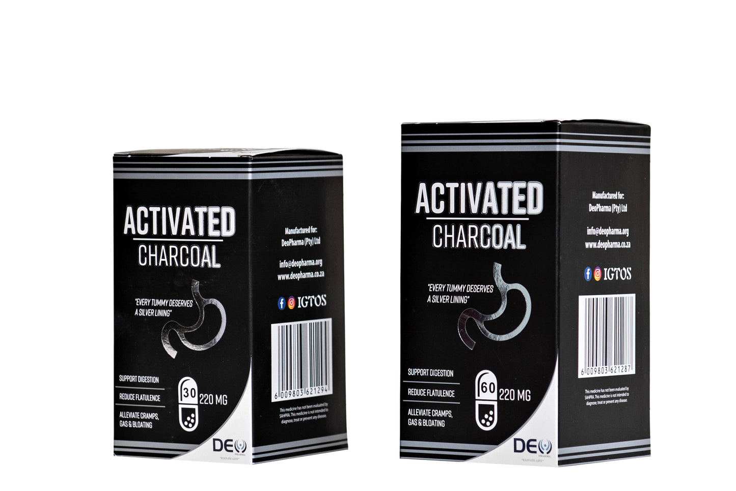 DeoPharma - ACTIVATED CHARCOAL